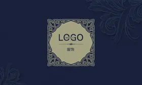 黑色名片简约大气高档精美