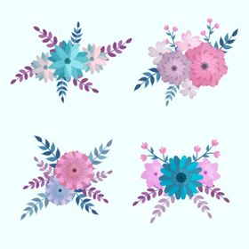 各种花朵手绘