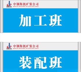 中钢门牌