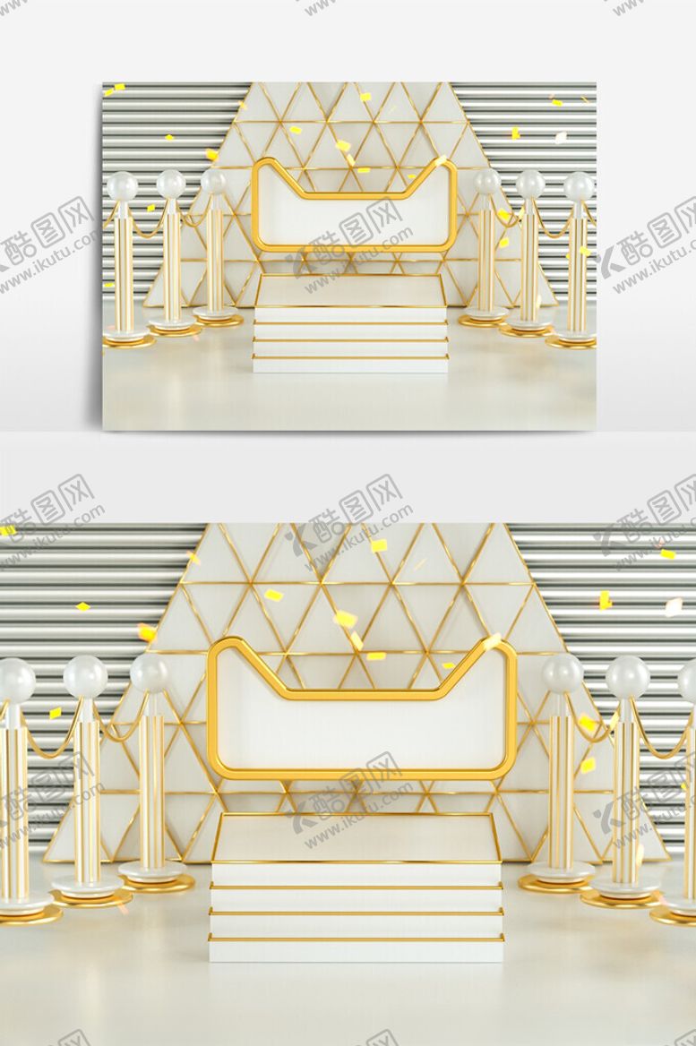 编号：29180912140221053552【酷图网】源文件下载-C4D美陈装置模型