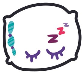 晚安主题卡通图案