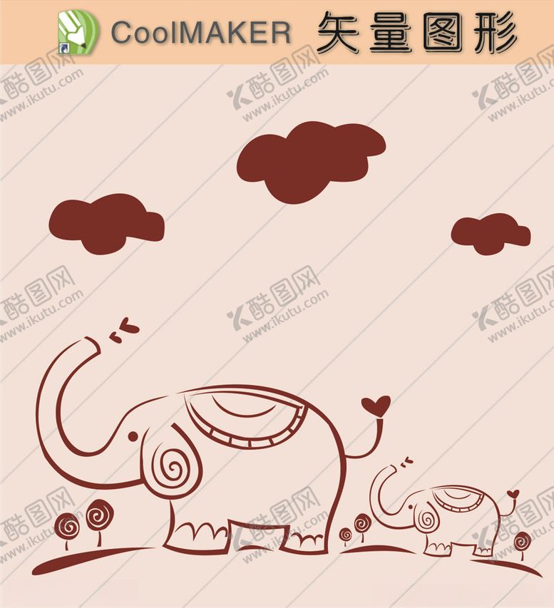 编号：62625310110155259978【酷图网】源文件下载-动物剪纸简洁手绘手绘画