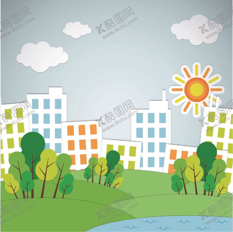 编号：63076207030703335798【酷图网】源文件下载-城市插画