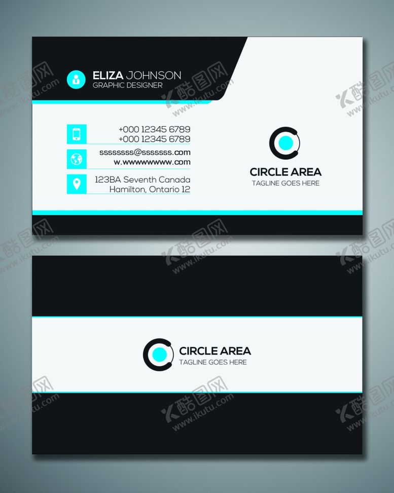 编号：67386309251904106737【酷图网】源文件下载-大气名片