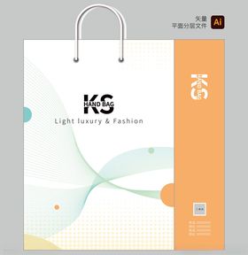 简约手提袋设计展示