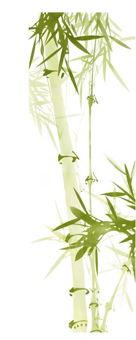 绿色装饰室内背景墙壁画植物背景