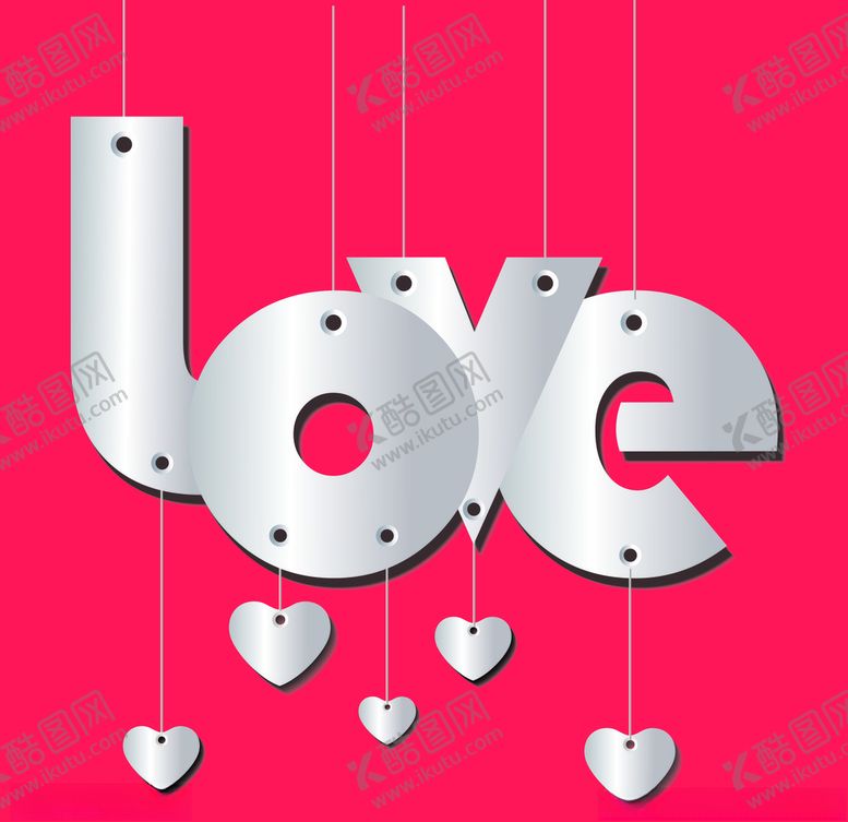 编号：58987609222038493163【酷图网】源文件下载-love情人节海报