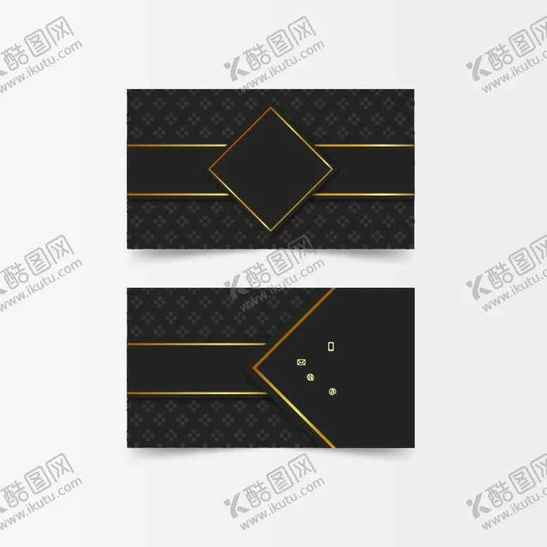编号：28637509250743366980【酷图网】源文件下载-黑金高端名片