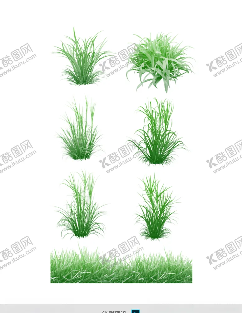 编号：53436503220048094637【酷图网】源文件下载-小草笔刷