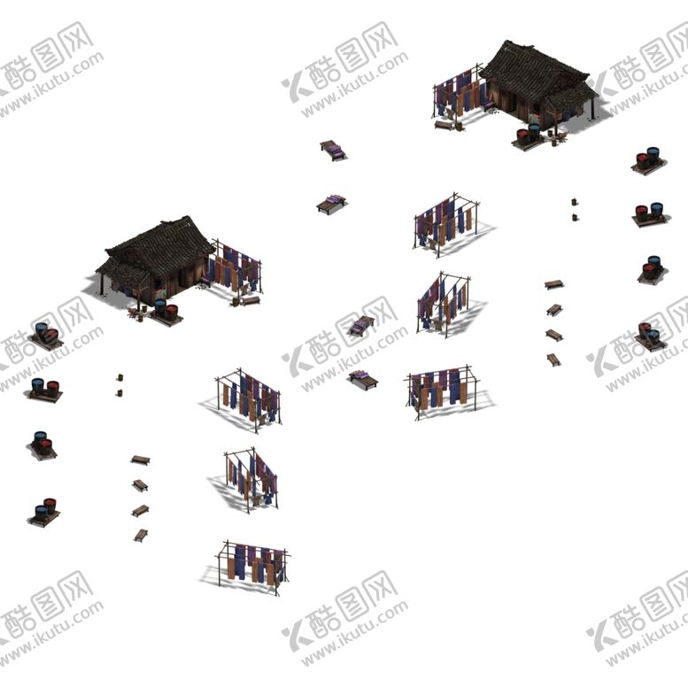 编号：61505710170521583962【酷图网】源文件下载-游戏房屋建筑物元素