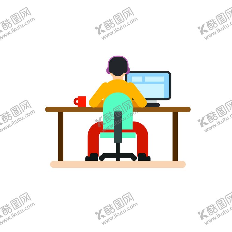 编号：35678209150420320956【酷图网】源文件下载-人物插画 