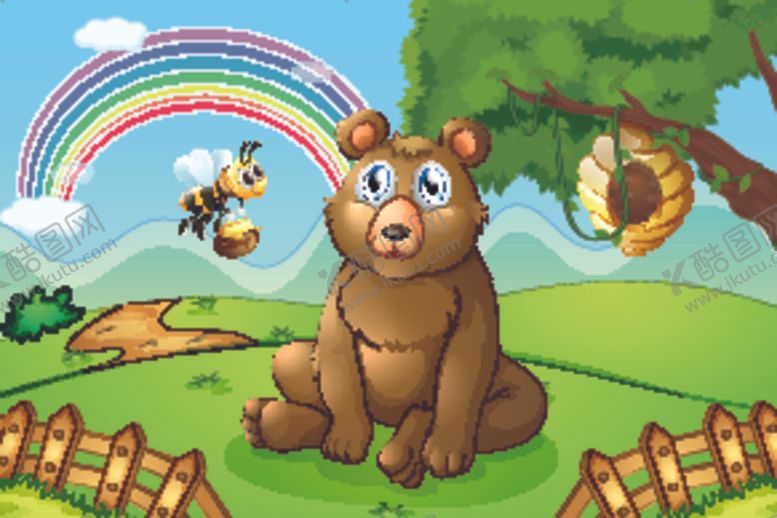 编号：89752310042348455688【酷图网】源文件下载-卡通熊插画