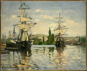 世界名画油画古典欧式风景雷诺阿米开朗基罗