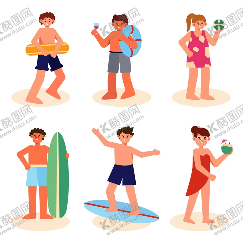 编号：93625009300605397436【酷图网】源文件下载-夏季人物