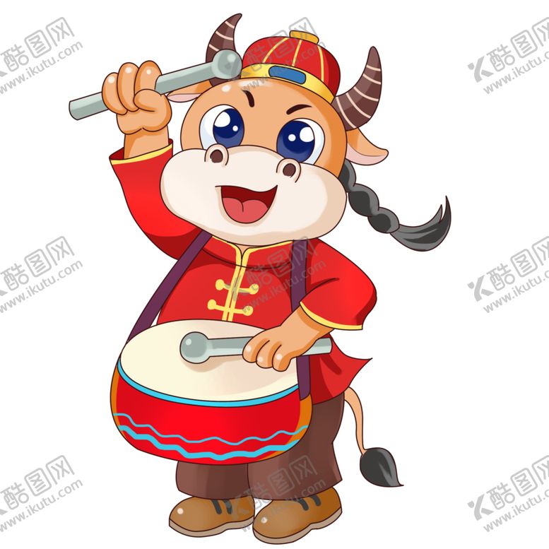 编号：49090405011746305309【酷图网】源文件下载-牛年形象