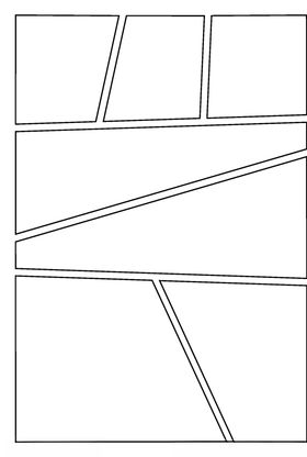 漫画对分镜框装饰