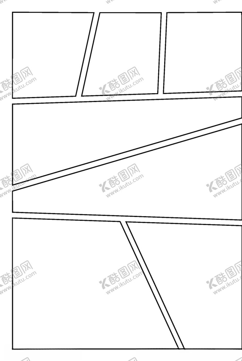 编号：27425210212353248453【酷图网】源文件下载-漫画对分镜框装饰