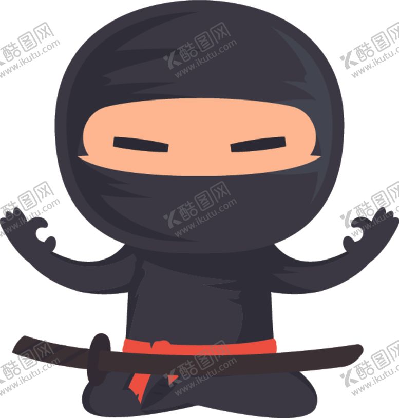 编号：38321904251620221492【酷图网】源文件下载-卡通忍者