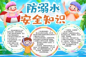 防溺水小报