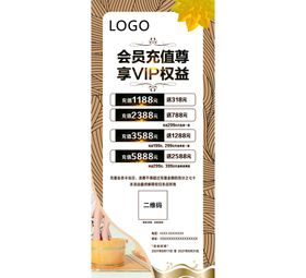 潮牛充值展架