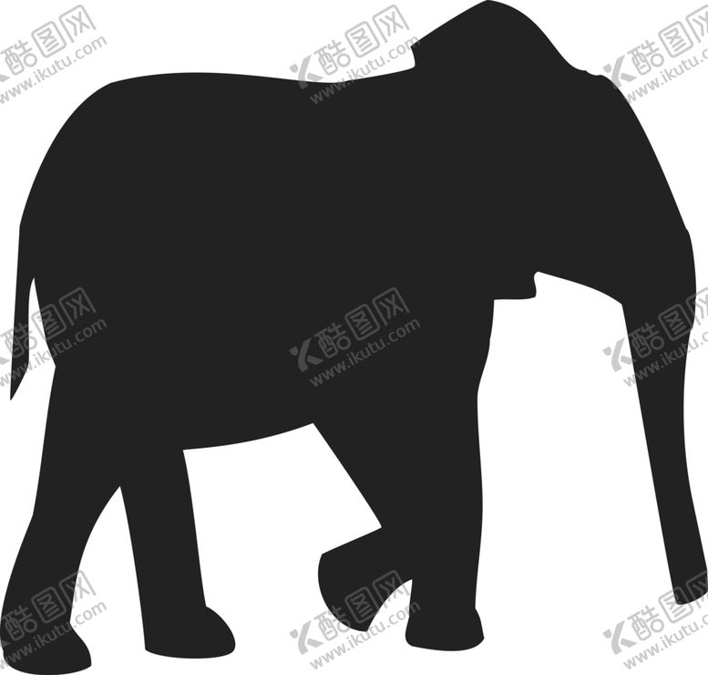编号：51215705142112411812【酷图网】源文件下载-动物剪影
