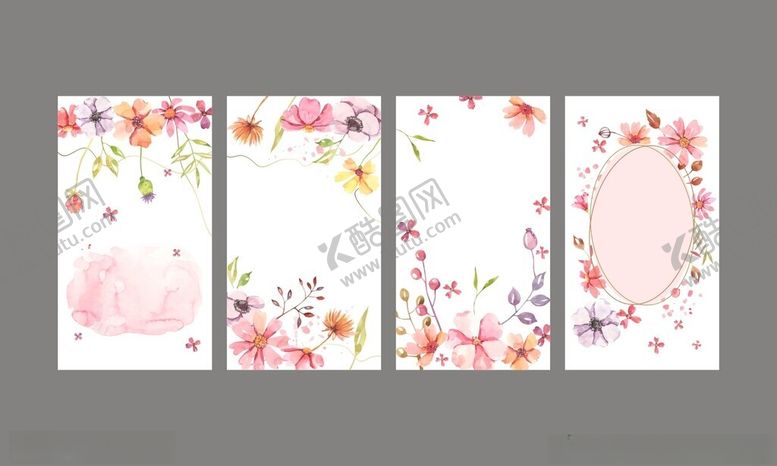 编号：85861211202146557811【酷图网】源文件下载-鲜花花卉贺卡请柬邀请函卡片背景