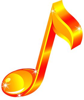 音乐符号酒吧海报图标创意标志
