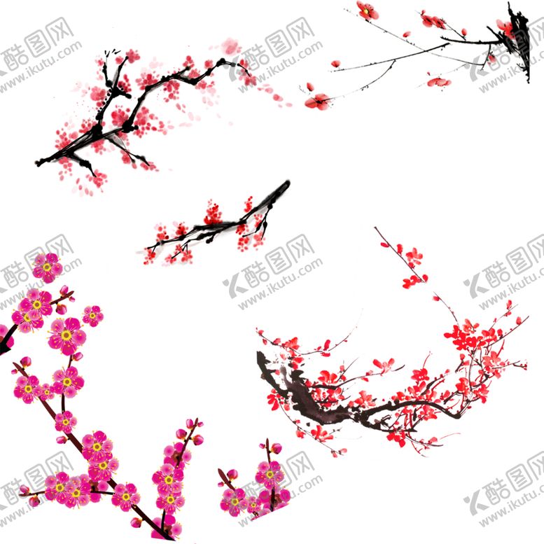 编号：66170206171125467393【酷图网】源文件下载-梅花素材