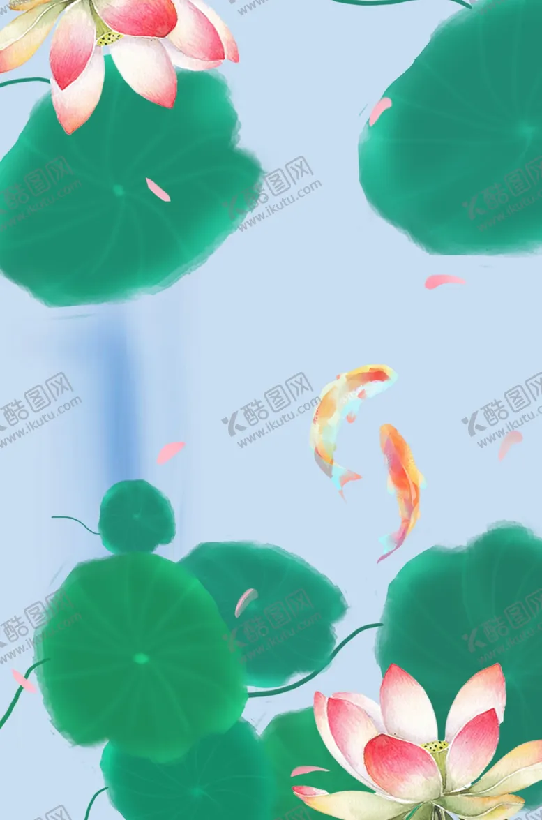 编号：26617406260109316228【酷图网】源文件下载-荷花背景