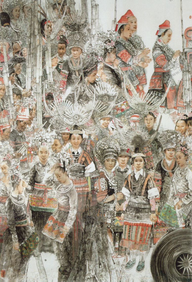 编号：99078609222129043033【酷图网】源文件下载-苗岭三月图