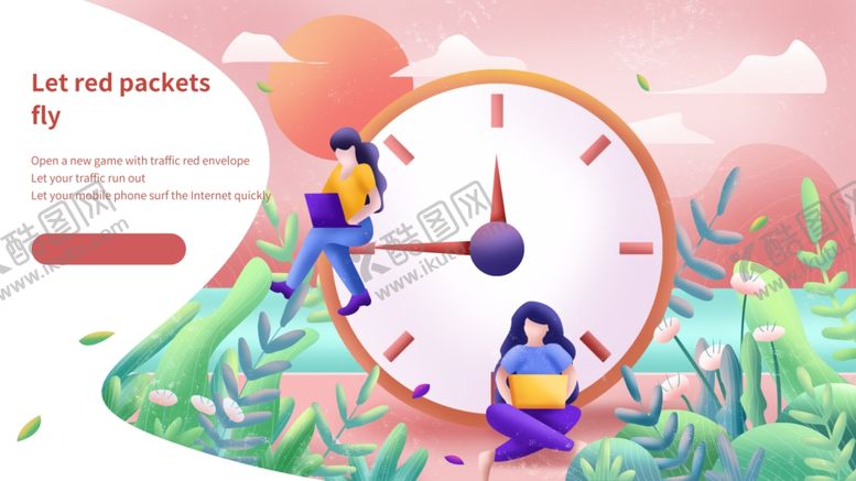 编号：91498609192212162934【酷图网】源文件下载-钟表插画