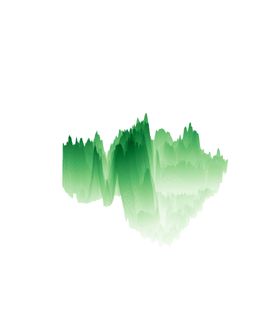 抽象山峰插画泼墨梦幻