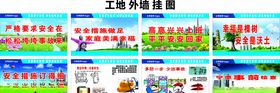 工地外墙挂图
