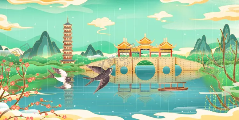 编号：60722512250828319560【酷图网】源文件下载-扬州瘦西湖