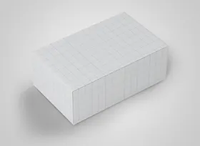 3C电子产品纸盒包装效果图样机