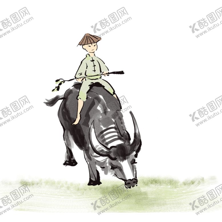 编号：52990509230843473836【酷图网】源文件下载-牧童放牛