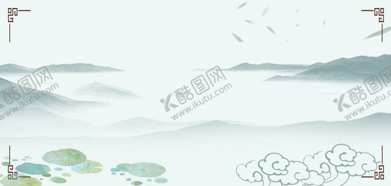 编号：55520404061838566023【酷图网】源文件下载-水墨山水古风背景图
