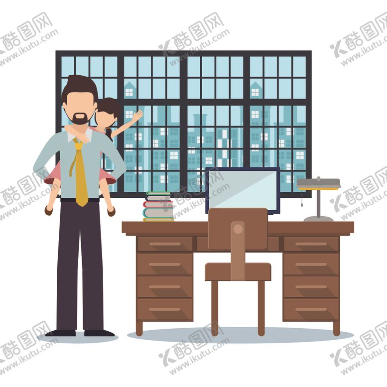 编号：27210807050210298337【酷图网】源文件下载-家庭成员生活插画