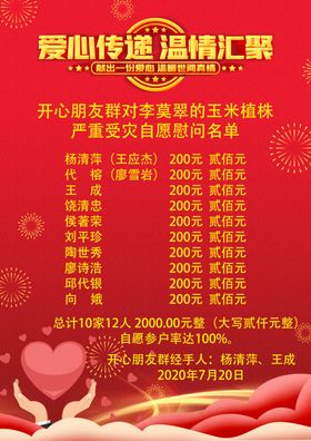 爱心传递