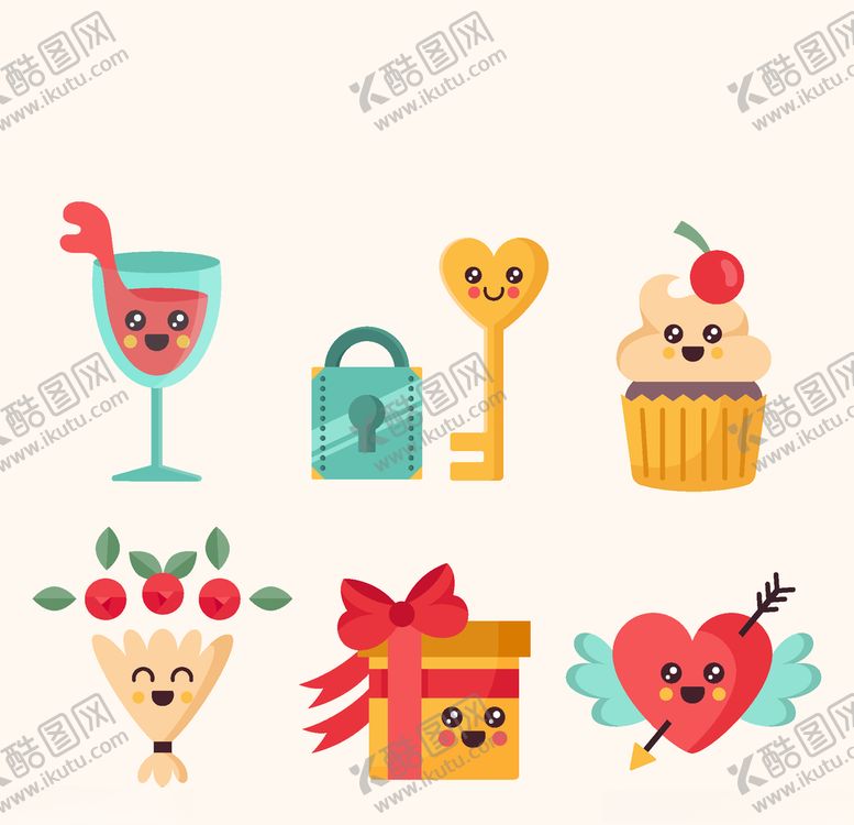 编号：91813205012251303657【酷图网】源文件下载-浪漫情人节元素