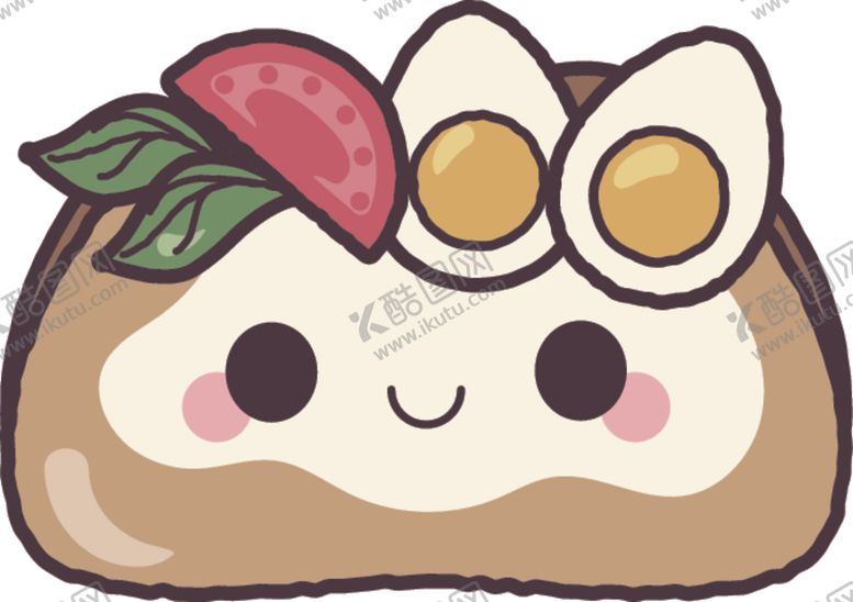 编号：88058409140450461425【酷图网】源文件下载-卡哇伊美食