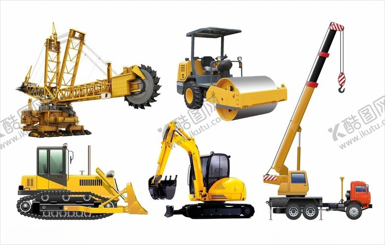 编号：12802504051754485659【酷图网】源文件下载-工程机械免抠图