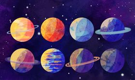 太阳系八大行星