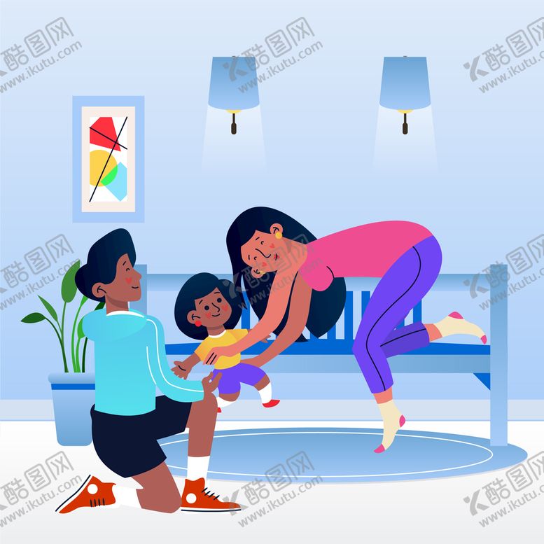 编号：65430109180721539245【酷图网】源文件下载-家庭娱乐活动