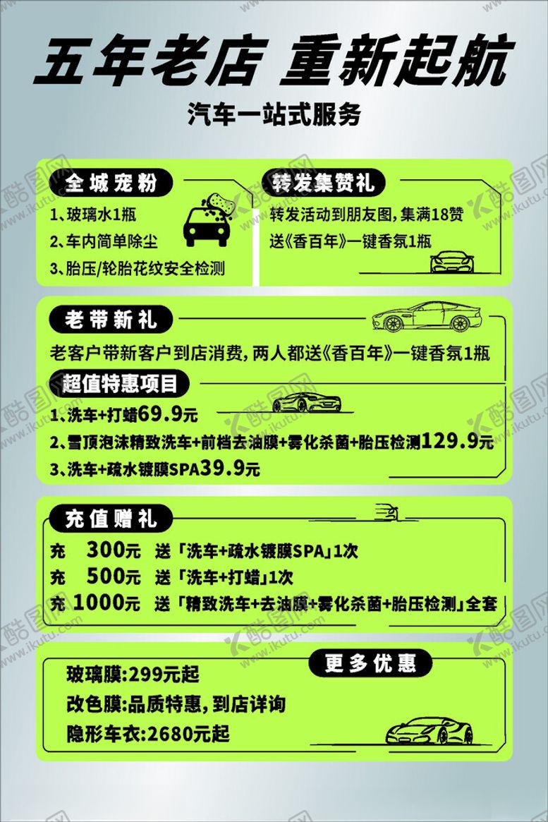 编号：54995005241314092010【酷图网】源文件下载-洗车店