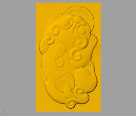CAD浮雕装饰画立体模型塑墙面3作品