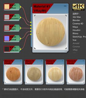 4K超清木地板材质贴图