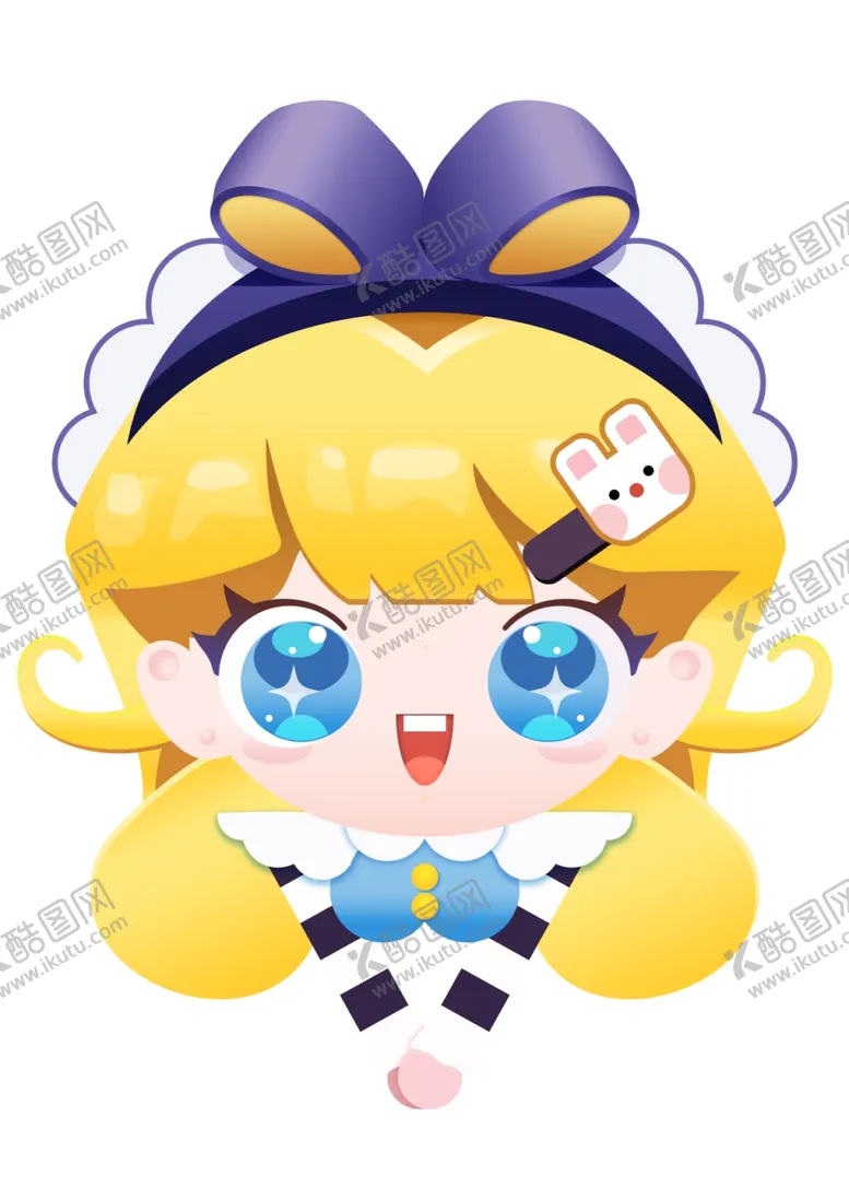 编号：46865504070003437227【酷图网】源文件下载-可爱少女头像