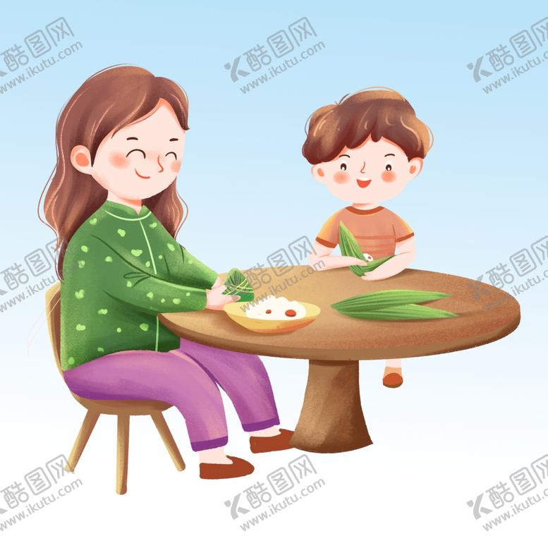 编号：12992001251044206238【酷图网】源文件下载-包粽子