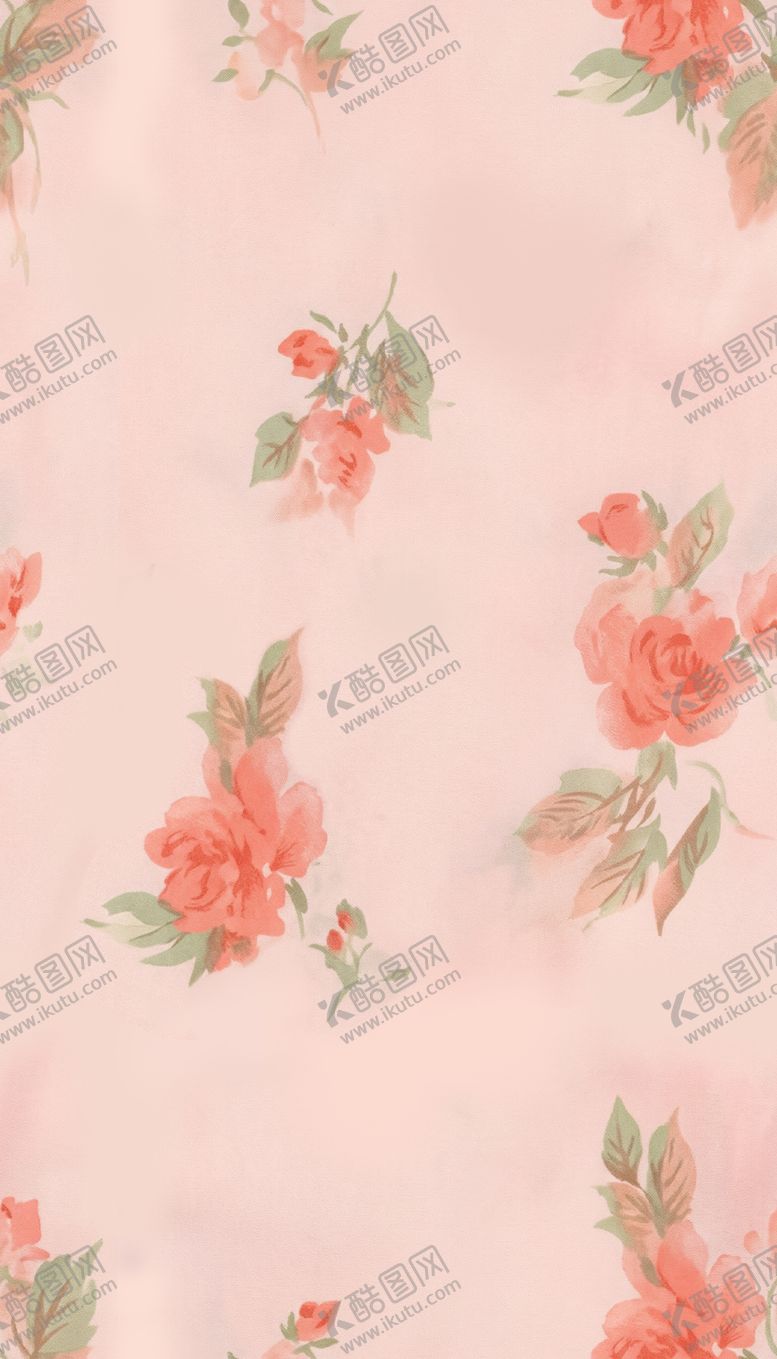 编号：63438704250032443380【酷图网】源文件下载-粉色花卉印花布料